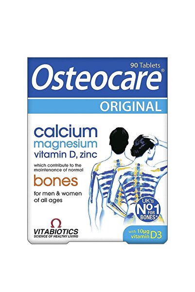 Osteocare Vitabiotics Calcium 800mg with Vitamin D3, Magnesium, Zinc - 90 Tablets