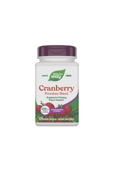 Nature's Way مزيج التوت البري الممتاز لصحة المسالك البولية، 400 ملغ، 120 كبسولة