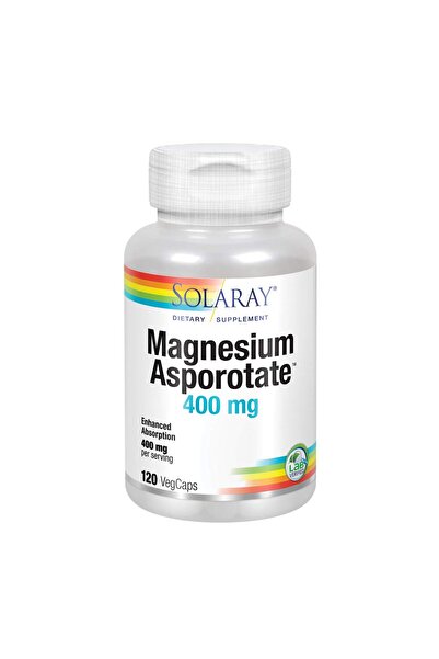 Solaray Magnesium Asporotate Supplement, 400 mg, 120 Count