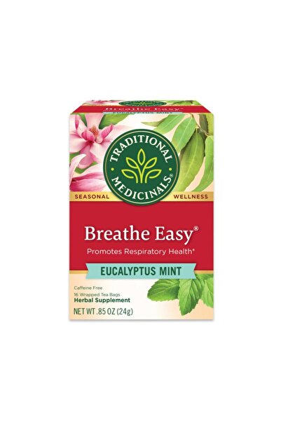 TRADITIONAL MEDICINALS شاي بريذ إيزي الموسمي - يعزز صحة الجهاز التنفسي - 16 ك...