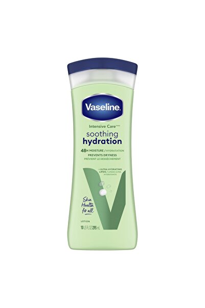 Vaseline Intensive Care Hand & Body Lotion for Dehydrated Skin with Aloe Vera & Lipids 10 oz