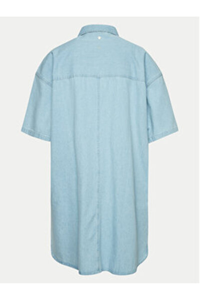 Roxy Γυναικείο Φόρεμα Τζιν ERJDD03005 Μπλε