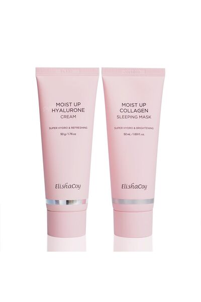 Elishacoy Moist Up - Korean Collagen Sleeping Face Mask & Cream Set