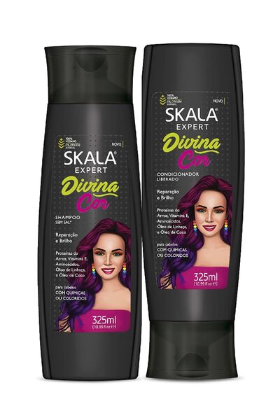 SKALA مجموعة شامبو وبلسم ديفينا كور