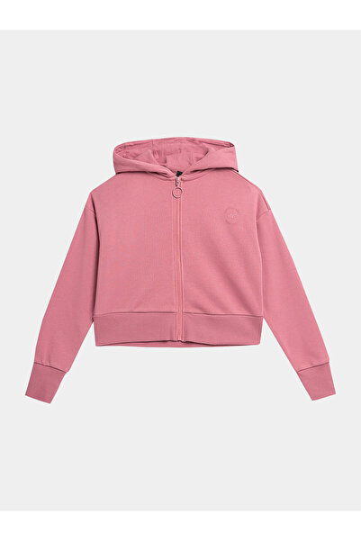 4F Φούτερ για κορίτσια TSWSF640 Ροζ