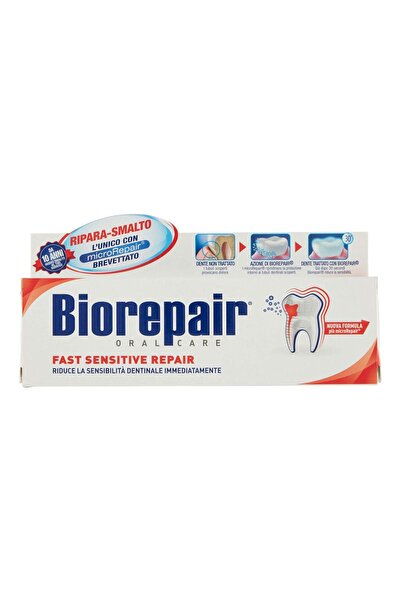 Biorepair معجون أسنان سريع الإصلاح للأسنان الحساسة مع مايكرو ريبير - 75 مل (2...