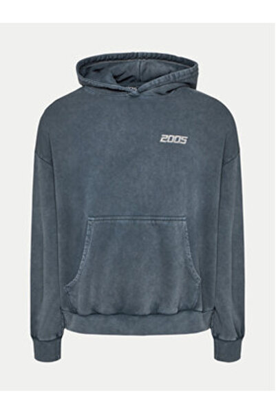2005 Unisex φούτερ με κουκούλα Pure σε γκρι χρώμα
