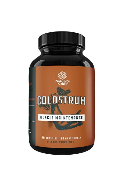 Natures Craft كبسولات اللبأ البقري مع IgG لدعم الأمعاء والمناعة والمفاصل والدماغ