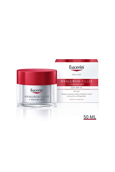 Eucerin كريم هيالورون فيلر فوليوم ليفت النهاري للبشرة الجافة، 50 مل