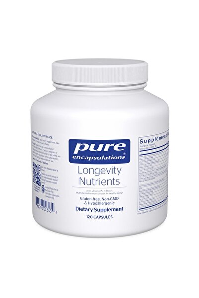 Pure Encapsulations مغذيات طول العمر، فيتامينات متعددة للشيخوخة، صحة الدماغ، العين، العظام والأوعية الدموية | ١٢٠ كبسولة