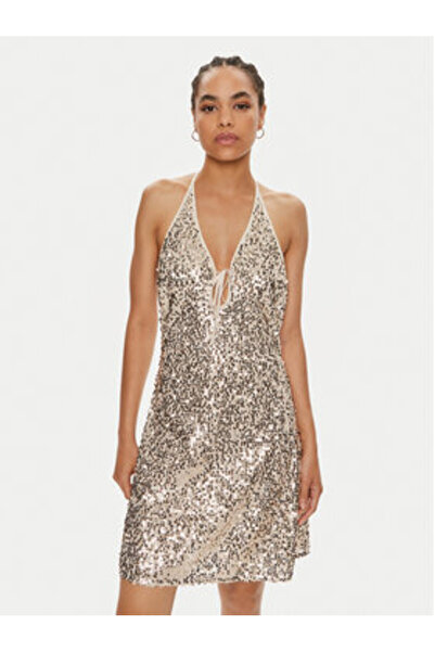 ROTATE Γυναικείο Φόρεμα Κοκτέιλ 1126281531 Χρυσό