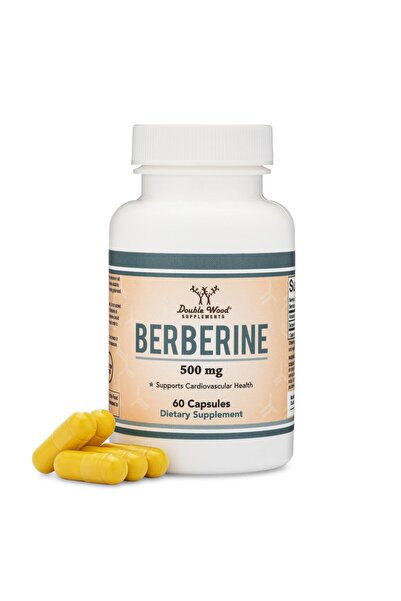 Double Wood Supplements Berberine Supplement 500mg, 60 Capsules by Double Wood