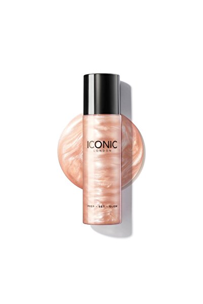 Iconic London بخاخ تثبيت مرطب 3 في 1 من بريب-سيت-جلو، 4.22 أونصة سائلة