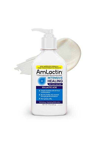 AmLactin Intensive Healing Body Lotion & Exfoliator with Ceramides & Lactic A...