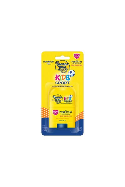 Banana Boat واقي شمس سبورت كيدز بعامل حماية من الشمس 50، خالٍ من الأوكسي بنزون، 0.5 أونصة