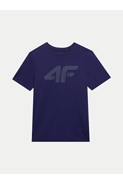 4F Ανδρικό T-Shirt 4FWSS24TTSHM1155 Μπλε Σκούρο Μπλε