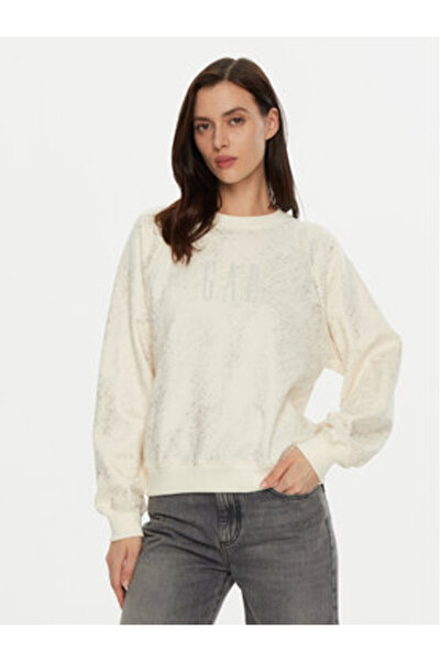 GAP Γυναικείο Φούτερ 588019-04 Εκρού