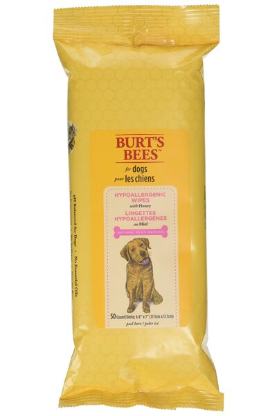 Burt's Bees for Dogs All Natural Hypoallergenic Wipes, 50 count