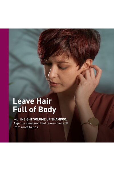 Insight Clean Beauty Volume Up Shampoo for Softer Hair Organic Ginseng Extract, Vegan, 13.5 fl oz