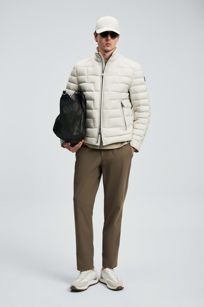 Lufian 112120245 Lukas Goose down Men's Coat Ecru