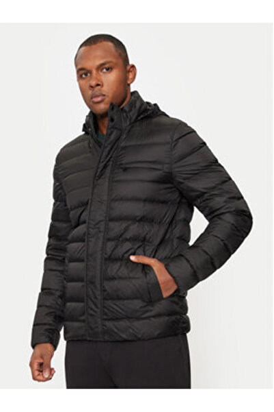 Geox Ανδρικό Μπουφάν με Πούπουλα M4625E-T3146 Μαύρο