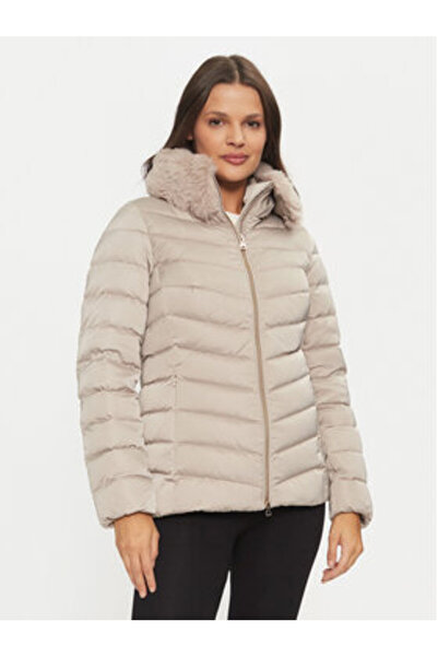 Geox Γυναικείο Μπουφάν με Πούπουλα W4626T-T3122 Μπεζ