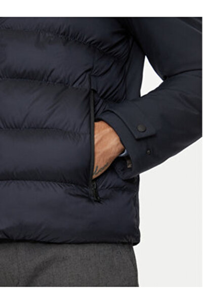 Geox Ανδρικό Χειμερινό Μπουφάν M4628J-TC188 Μπλε Σκούρο Μπλε