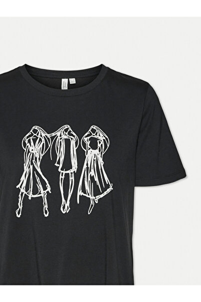 Vero Moda Γυναικείο T-Shirt 10320297 Μαύρο