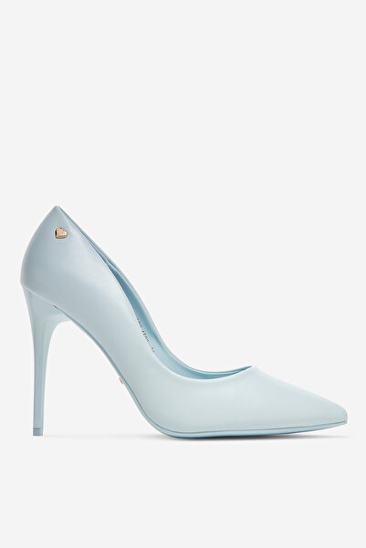 DeeZee Γυναικείες Γόβες με Χαμηλό Μπλε Τακούνι Στιλέτο 36