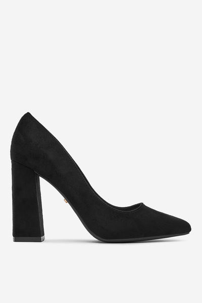 DeeZee Γυναικεία Χαμηλά Γόβες με Μαύρο Τακούνι 36