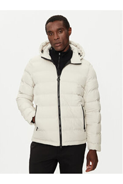 Geox Ανδρικό Χειμερινό Μπουφάν M4629C-T3128 Μπεζ