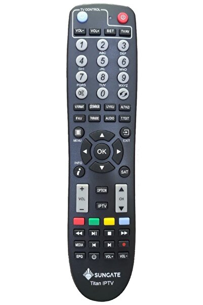 AboutThePerfect Siyah Uydu Alıcısı ile Akıllı Kumanda Seti, Net ve Kullanışlı...