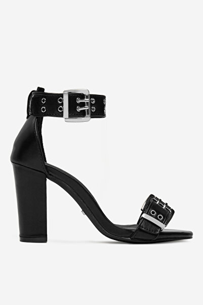 DeeZee Γυναικεία Σανδάλια σε μαύρο, χαμηλοκάβαλο, 38