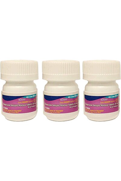 Ohm Omeprazole 20mg, 42 Delayed-Release Tablets for Frequent Heartburn