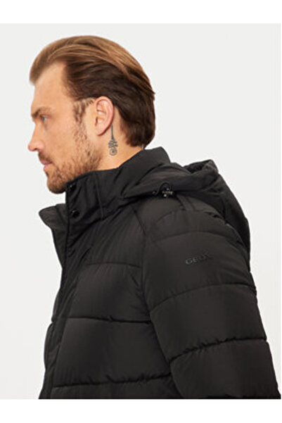 Geox Ανδρικό Χειμερινό Μπουφάν M4628C-T3144 Μαύρο