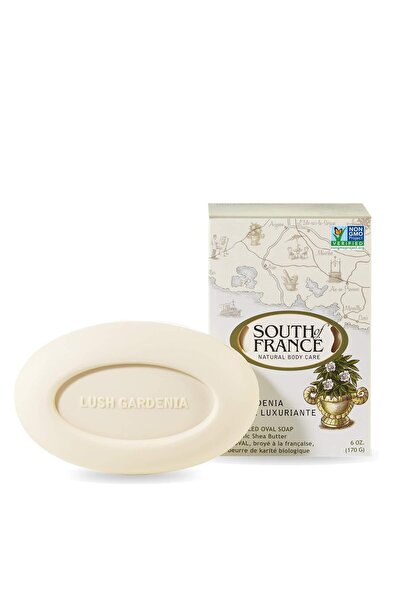 South of France Natural Body Care صابون بار 0.02 رطل، غاردينيا غنية، 6 أونصة