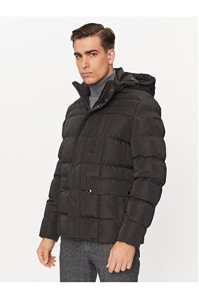 Geox Ανδρικό Χειμερινό Μπουφάν M3628C-T2941 Μαύρο