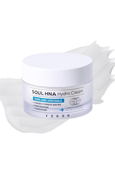 IZEZE كريم سول إتش إن إيه هيدرو، ١٫٦٩ أونصة | مرطب بحمض الهيالورونيك مع الأدينوزين وماء السرو