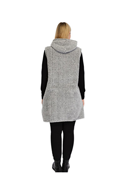 rotop Vestă cocolino, lungi, model cu gluga si buzunare