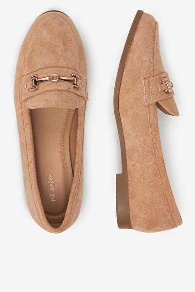 DeeZee Γυναικεία Χαμηλά Μοκασίνια Μπεζ Φλατ 41