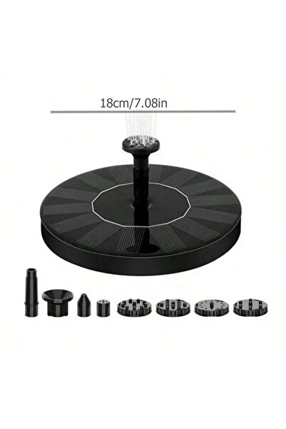 Choice 18cm Solar Fountain Floating Solar Fountain Pump Is Suitable for Bird ...