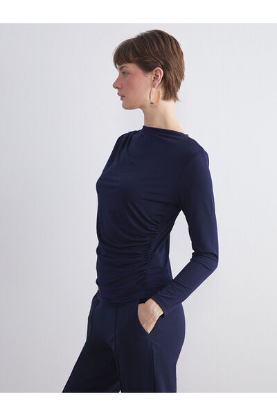 LC Waikiki Peak New Season Crew Neck Drawstring Women's Bodysuit