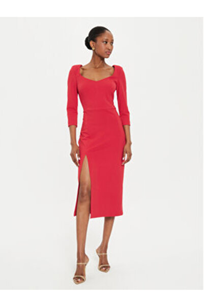 RINASCIMENTO Γυναικείο Φόρεμα Κοκτέιλ CFC0121015003 Κόκκινο