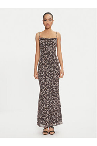 Gina Tricot Γυναικείο Φόρεμα Casual 24060 Καφέ