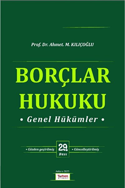 Turhan Kitabevi Borçlar Hukuku Genel Hükümler