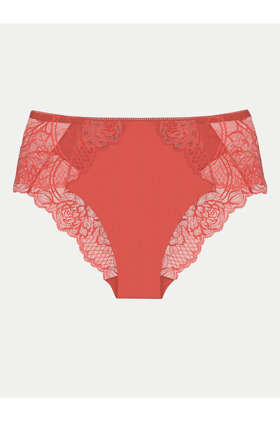 Triumph Γυναικεία Κλασικά Σλιπ με Ψηλή Μέση 10209626 WILD PEONY FLORALE MAXI Ροζ