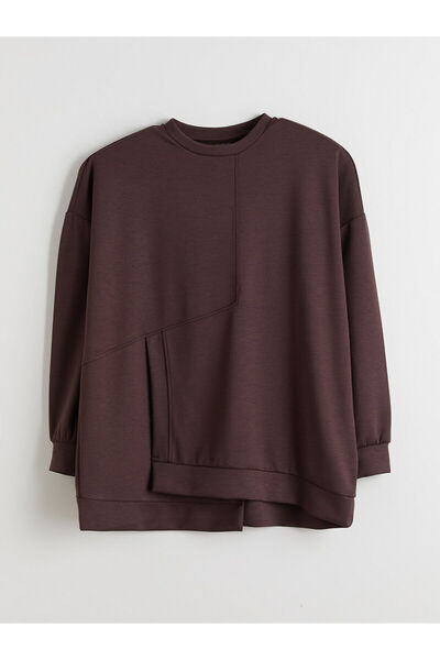 LC Waikiki İzr Yeni Sezon Bisiklet Yaka Kadın Spor Sweatshirt