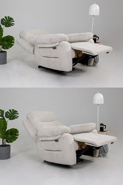 Eymense Comfort Elektrik Mekanizmalı TV Baba Koltuğu Sabit