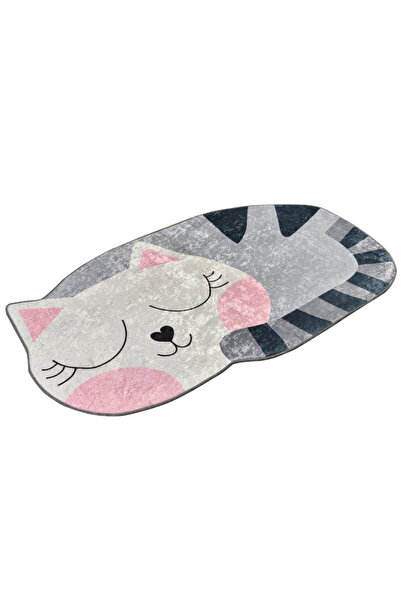 Chilai Home Carpet 882CHL1460, 60x100 cm, velvet threads, Polyester, Gray/White