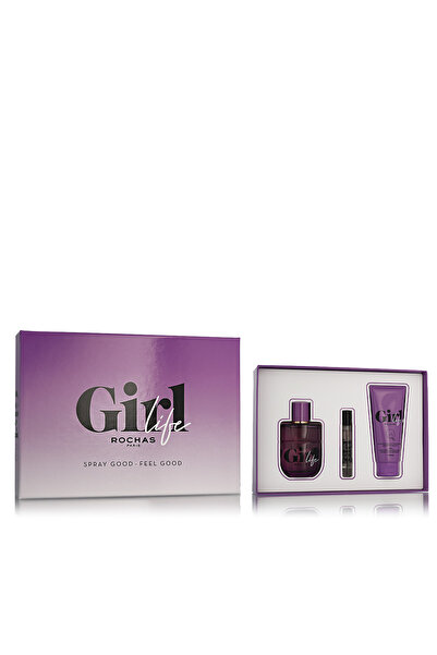 ROCHAS Girl Life EDP 75 ml + EDP MINI 7.5 ml + Body Balm 100 ml (woman)